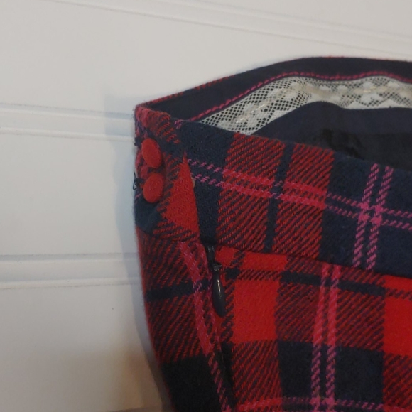 Plaid Strapless dress - Picture 3 of 4